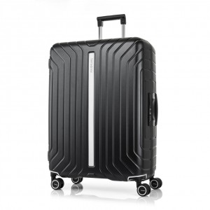 Samsonite Lite-Frame Checked Spinner Reiskoffers Koffers Zwart | 158720-YBW