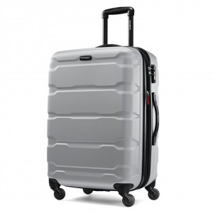 Samsonite Omni PC 24" Spinner Reiskoffers Koffers Zilver | 964023-ZYK