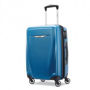 Samsonite Winfield 3 DLX 20" Spinner Koffers Koffers Blauw | 705413-DAR