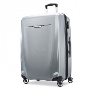 Samsonite Winfield 3 DLX 28" Spinner Reiskoffers Koffers Zilver | 584961-GAQ