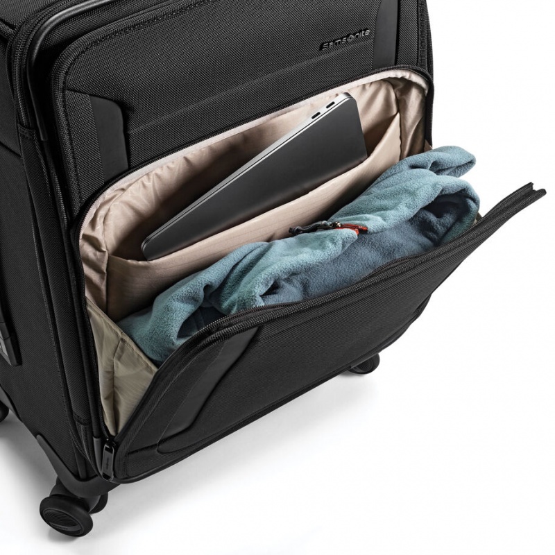 Samsonite Armage II Large Expandable Spinner Reiskoffers Koffers Zwart | 378046-TPD