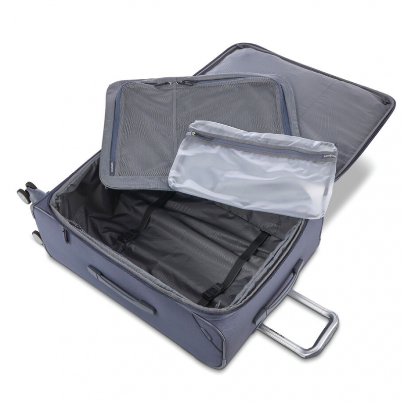 Samsonite Ascentra Large Expandable Spinner Reiskoffers Koffers Grijs | 583024-GIE