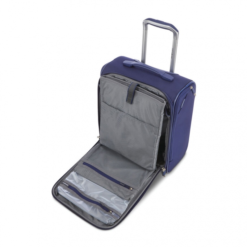 Samsonite Ascentra Wheeled Underseater Koffers Koffers Blauw | 905716-HVE