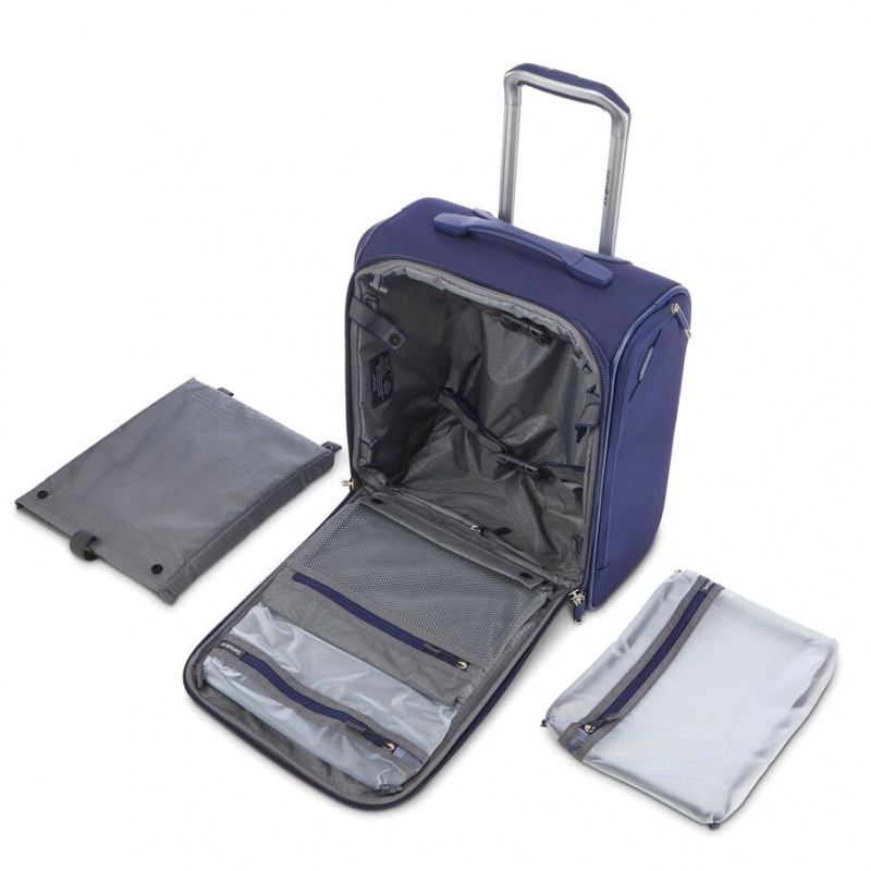 Samsonite Ascentra Wheeled Underseater Koffers Koffers Blauw | 905716-HVE