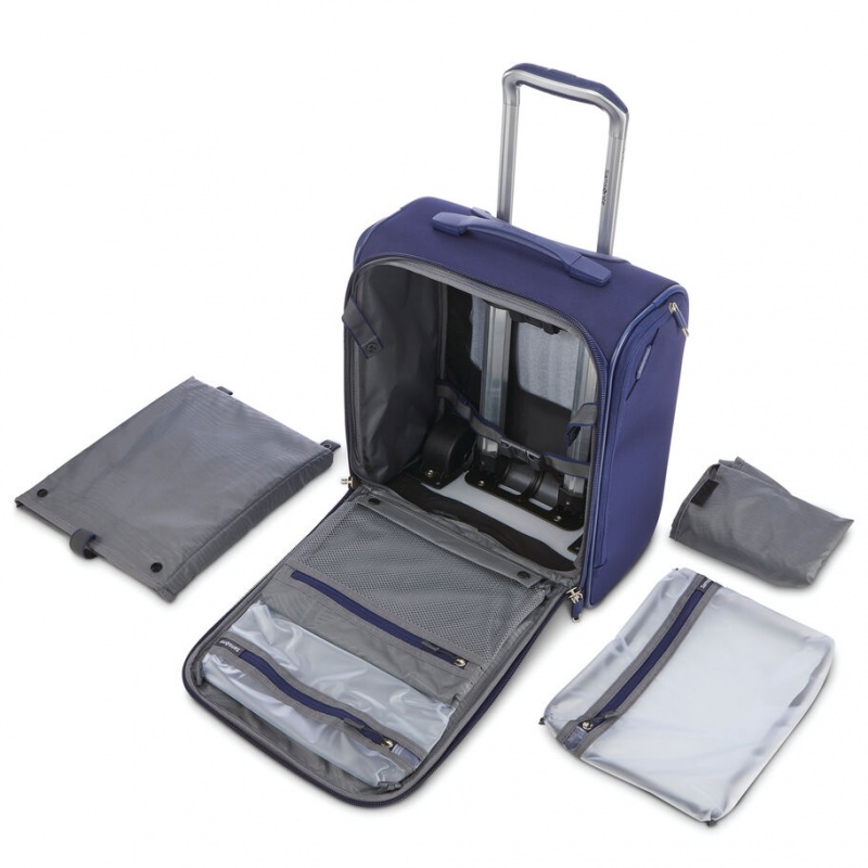 Samsonite Ascentra Wheeled Underseater Koffers Koffers Blauw | 905716-HVE