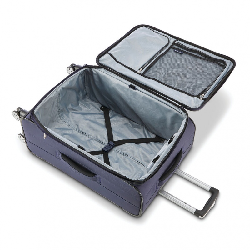 Samsonite Atrium Large Spinner Depth Reiskoffers Koffers Blauw | 230697-JHA