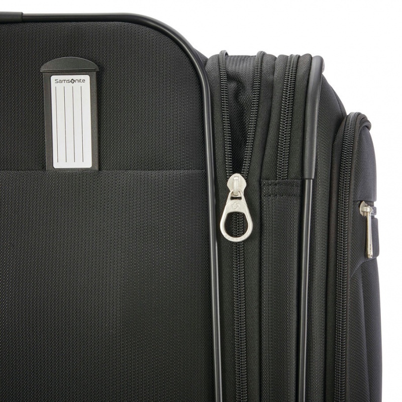 Samsonite Atrium Medium Spinner Reiskoffers Koffers Zwart | 407359-NQU