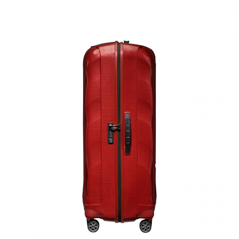 Samsonite C-Lite Extra Large Spinner Hardside Reiskoffers Koffers Rood | 569401-IHV