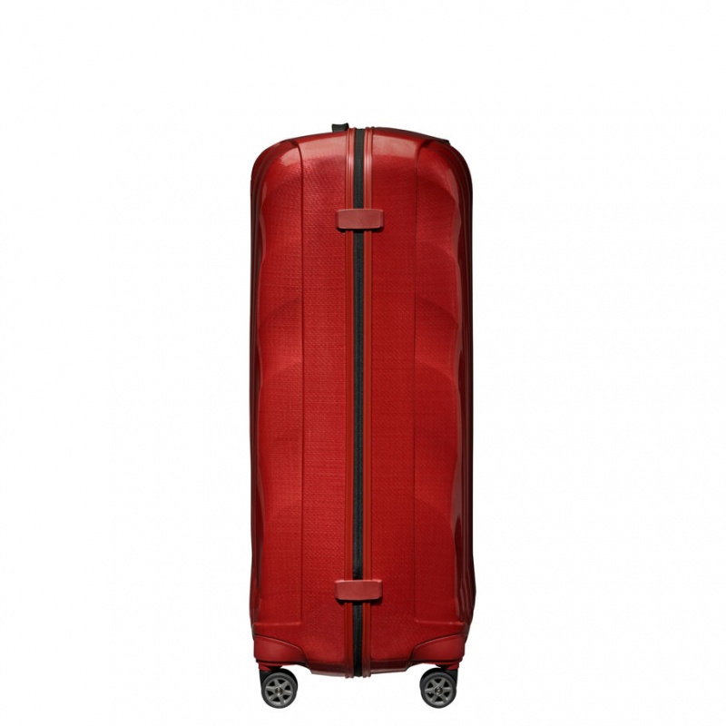 Samsonite C-Lite Extra Large Spinner Hardside Reiskoffers Koffers Rood | 569401-IHV