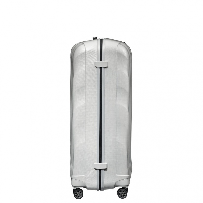 Samsonite C-Lite Extra Large Spinner Hardside Reiskoffers Koffers Wit | 594273-HUJ