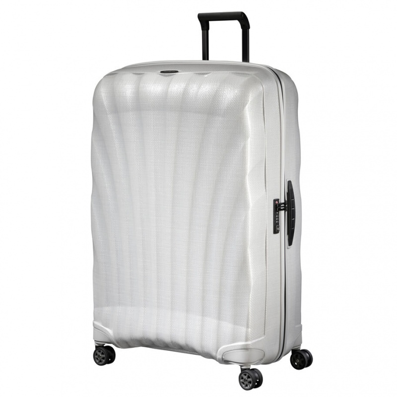 Samsonite C-Lite Extra Large Spinner Hardside Reiskoffers Koffers Wit | 594273-HUJ