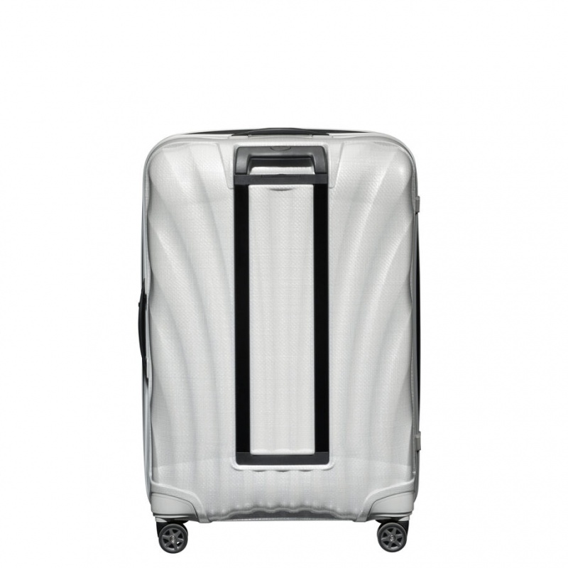 Samsonite C-Lite Large Spinner Hardside Reiskoffers Koffers Wit | 418205-ZXB