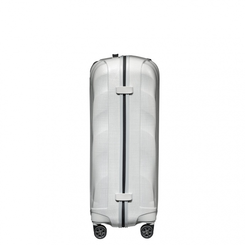 Samsonite C-Lite Large Spinner Hardside Reiskoffers Koffers Wit | 418205-ZXB