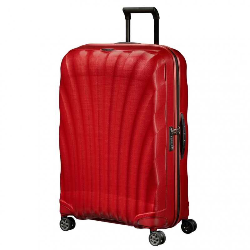 Samsonite C-Lite Large Spinner Hardside Reiskoffers Koffers Rood | 604897-RZS