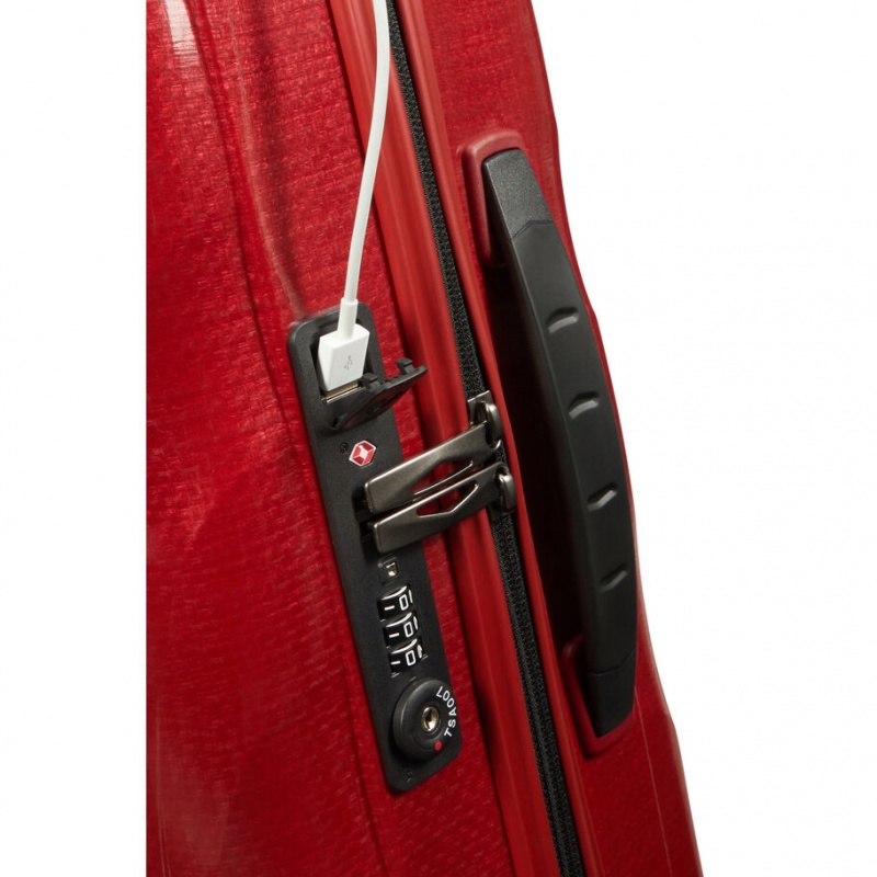 Samsonite C-Lite Spinner Hardside Koffers Koffers Rood | 591874-IRQ