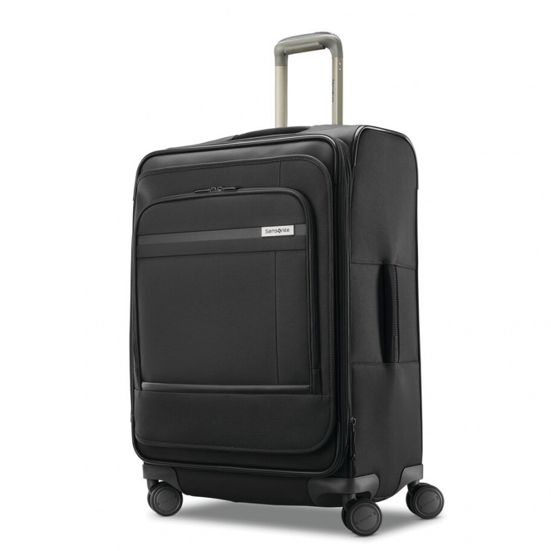 Samsonite Insignis 25 Expandable Spinner Reiskoffers Koffers Zwart | 950724-BCT