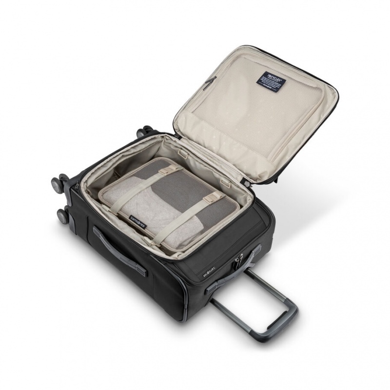 Samsonite Lineate DLX Medium Spinner Reiskoffers Koffers Zwart | 234891-GRI