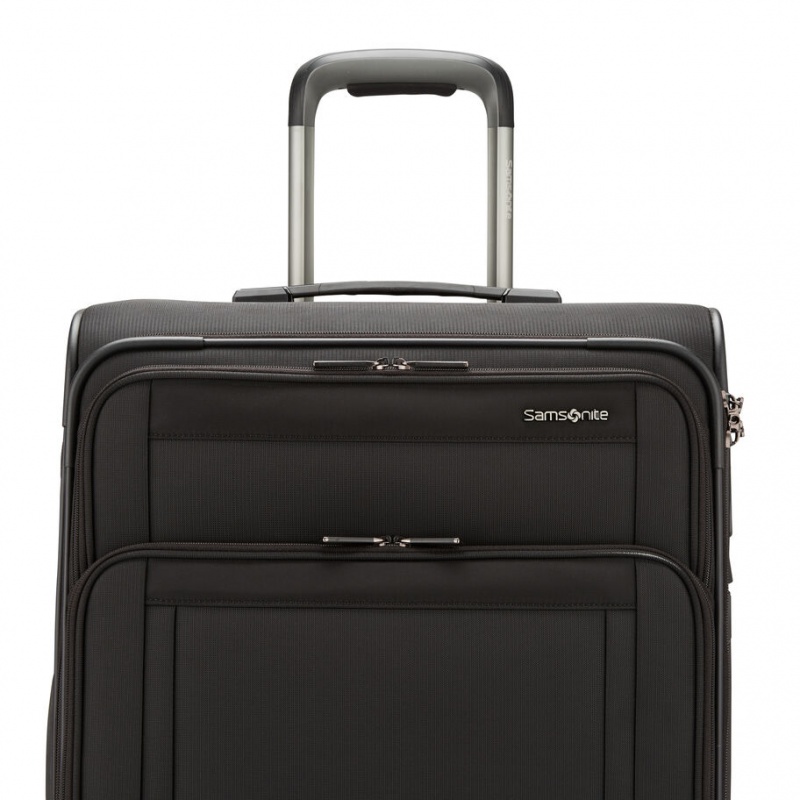 Samsonite Lineate DLX Medium Spinner Reiskoffers Koffers Zwart | 234891-GRI