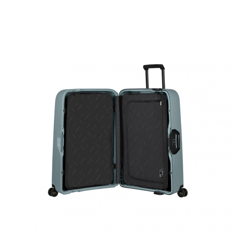 Samsonite Maxsum Eco Large Spinner Reiskoffers Koffers Blauw | 528904-PDO