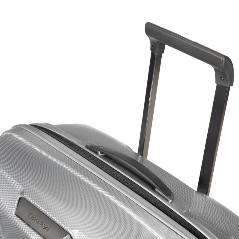 Samsonite Proxis Medium Spinner Reiskoffers Koffers Zilver | 563891-VIK