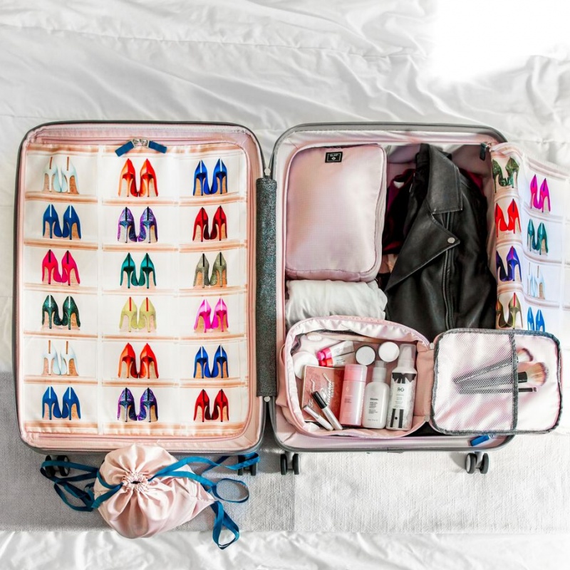 Samsonite Sarah Jessica Parker: Large Expandable Spinner Reiskoffers Koffers Zilver | 935072-TFR