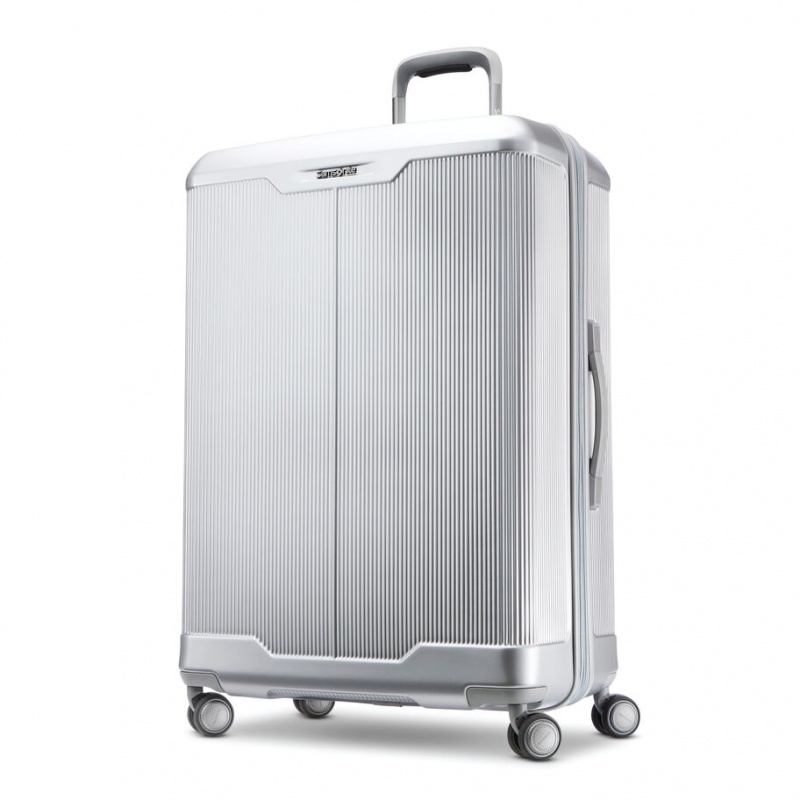 Samsonite Silhouette 17 Large Hardside Spinner Reiskoffers Koffers Grijs Zilver | 190328-BXS