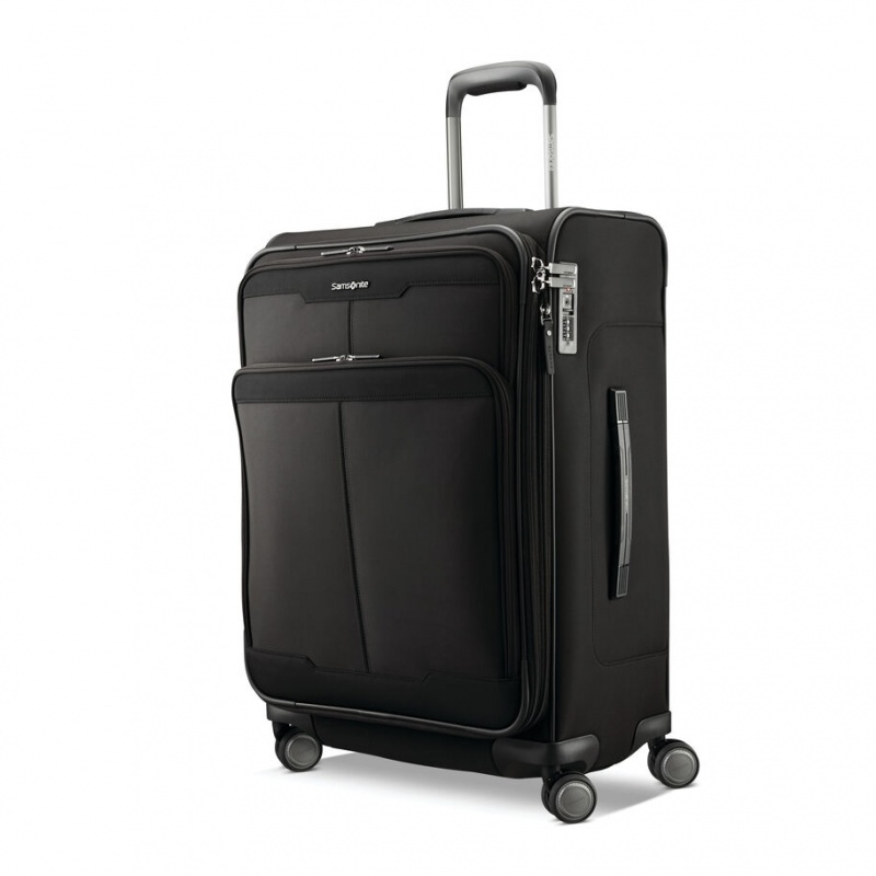 Samsonite Silhouette 17 Medium Spinner Reiskoffers Koffers Zwart | 381297-AZD