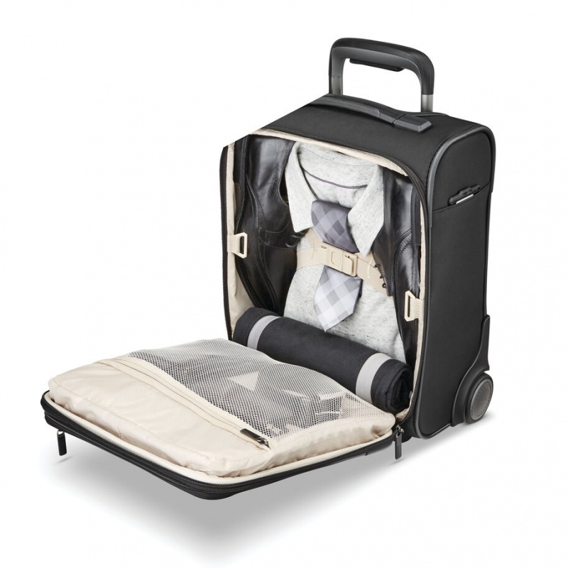 Samsonite Silhouette 17 Wheeled Underseater Koffers Koffers Zwart | 596347-HWX