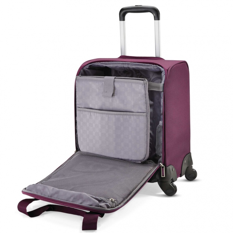 Samsonite Spinner Underseater with USB Port Koffers Koffers Paars | 423796-OUL