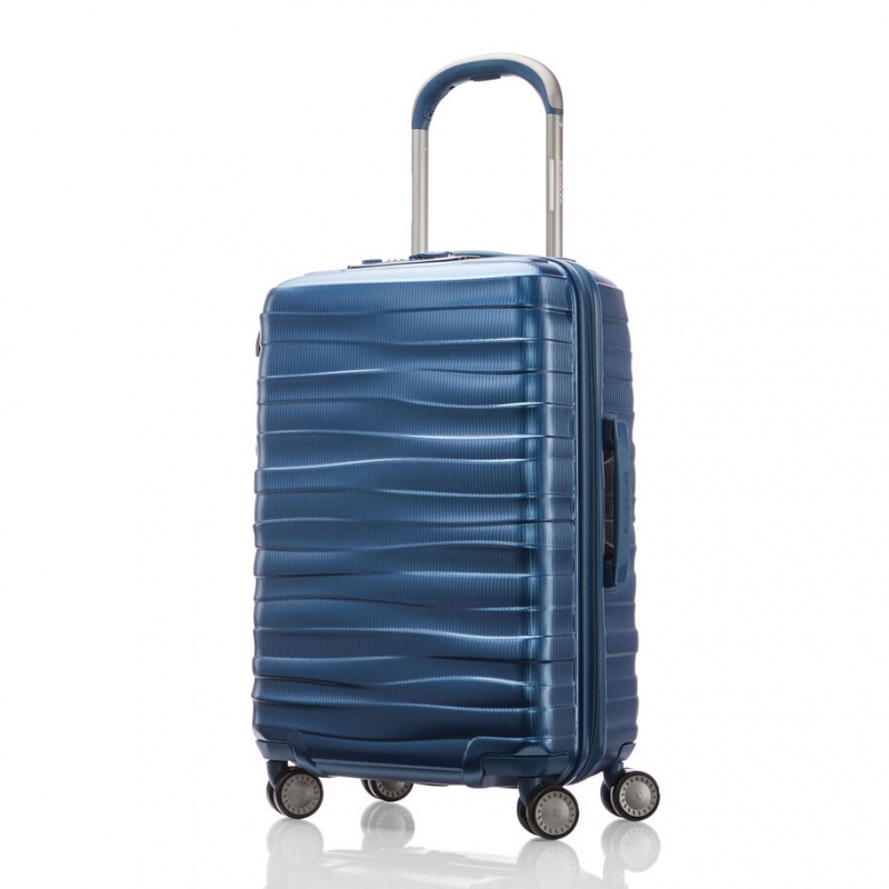 Samsonite Stryde 111 22x14x9 Spinner Hardside Spinner Koffers Koffers Metal Blauw | 523189-EPJ