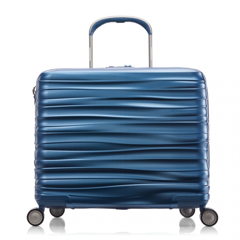 Samsonite Stryde 111 Medium Glider Hardside Reiskoffers Koffers Metal Blauw | 198327-NLD