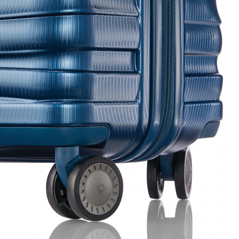 Samsonite Stryde 111 Medium Glider Hardside Reiskoffers Koffers Metal Blauw | 198327-NLD