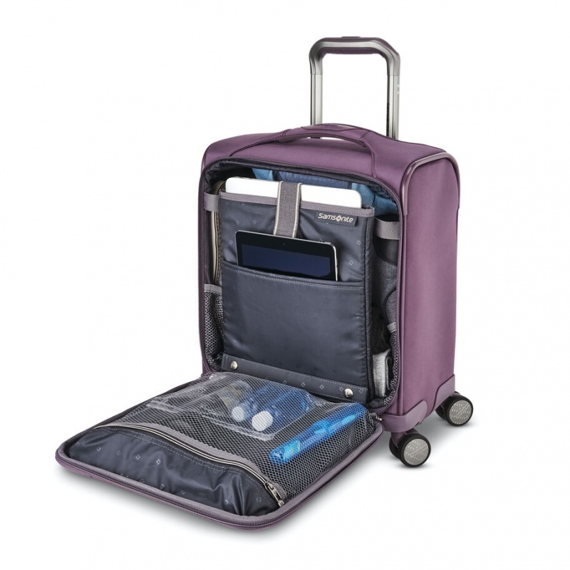 Samsonite Theorym Underseater Spinner Koffers Koffers Paars | 742510-GLV