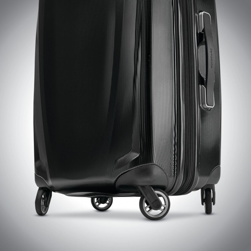 Samsonite Winfield 3 DLX Spinner Expandable Hardside Reiskoffers Koffers Zwart | 739214-RVH