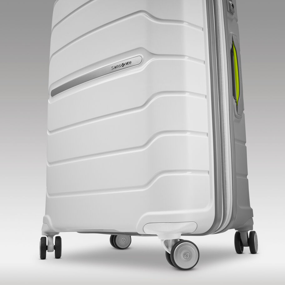 Samsonite Freeform Medium Spinner Hardside Reiskoffers Koffers Wit Grijs | 801249-ZPB