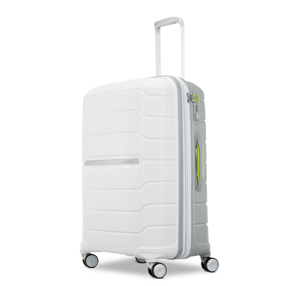 Samsonite Freeform Medium Spinner Hardside Reiskoffers Koffers Wit Grijs | 801249-ZPB