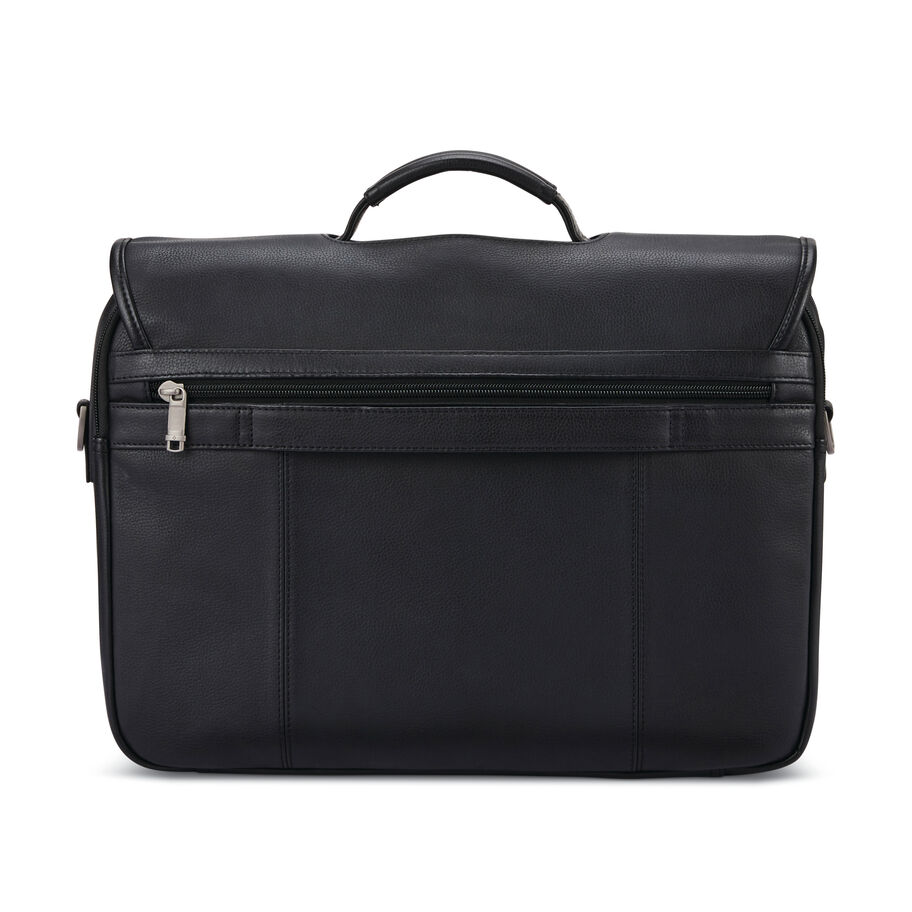 Samsonite Klassieke Leren Flapover Zakelijke Tassen Tassen & Rugzak Zwart | 095317-TQL