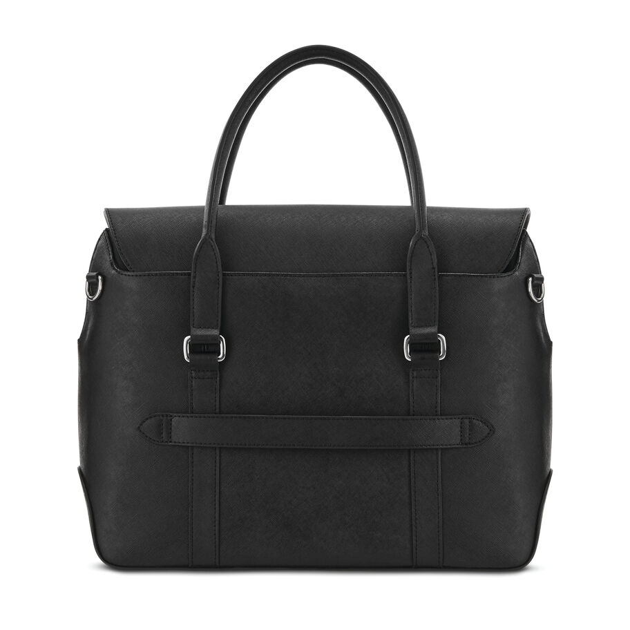 Samsonite Executive Leren Convertible Brief Tote Tassen Tassen & Rugzak Zwart | 890451-JNP