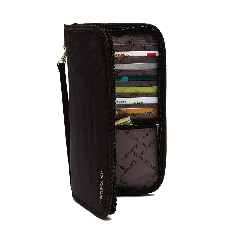 Samsonite Zip Close RFID Portefeuille Accessoires Zwart | 537896-SCG