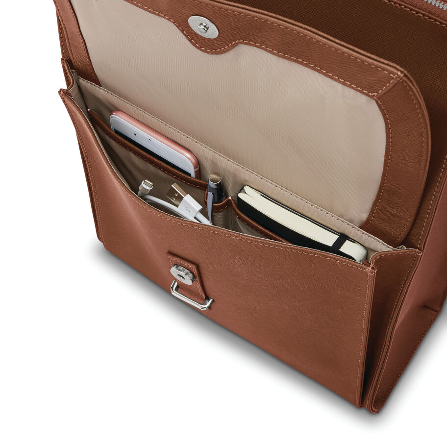 Samsonite Executive Leren Convertibles Rugzak Tassen & Rugzak Bruin | 657384-LRF