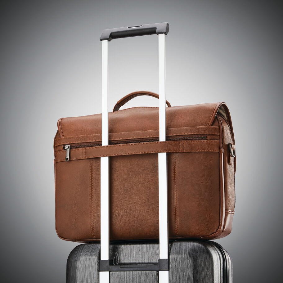 Samsonite Klassieke Leren Flapover Zakelijke Tassen Tassen & Rugzak Bruin | 085691-JXI