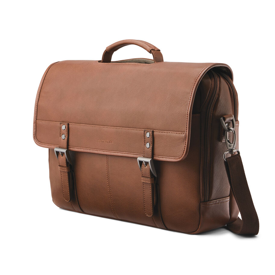 Samsonite Klassieke Leren Flapover Zakelijke Tassen Tassen & Rugzak Bruin | 085691-JXI