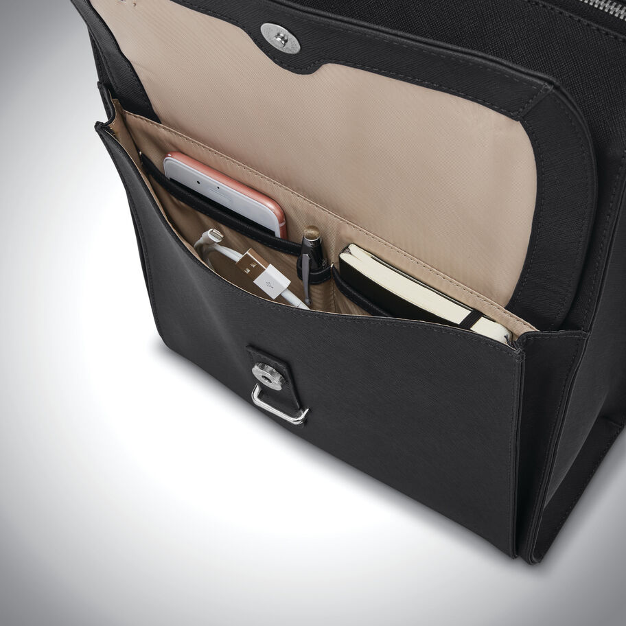 Samsonite Executive Leren Convertibles Rugzak Tassen & Rugzak Zwart | 786543-QZH