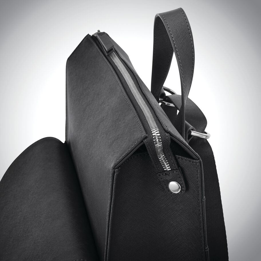 Samsonite Executive Leren Convertibles Rugzak Tassen & Rugzak Zwart | 786543-QZH