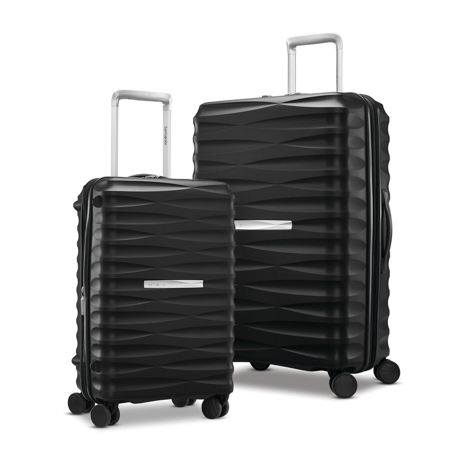 Samsonite Voltage DLX 2 Piece (CO/MD) Hardside 2 Piece Sets Koffers Zwart | 284960-IXE