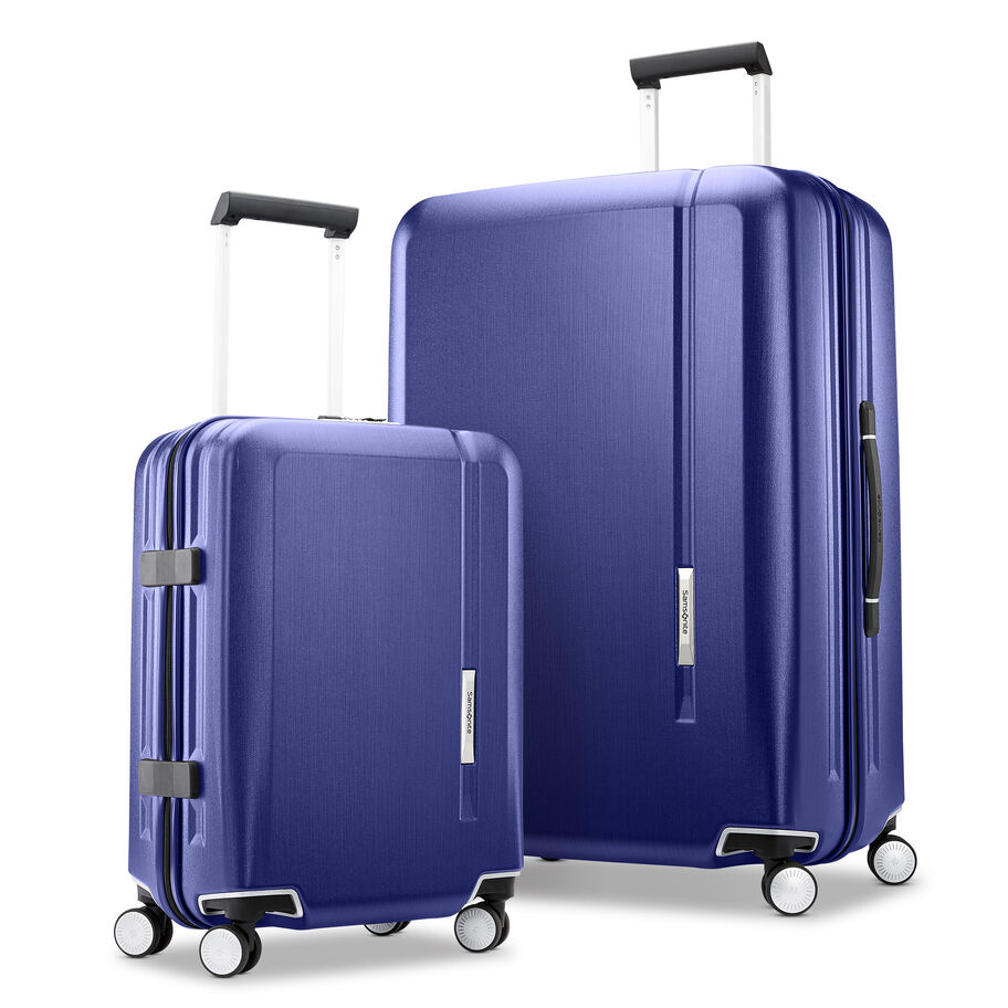 Samsonite Novaire 2 Piece Hardside Sets Koffers Blauw | 834071-HOD